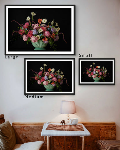 Limited Edition 'BETSY' Framed Photographic Prints Shown in 3 Sizes, Small, Medium & Large.